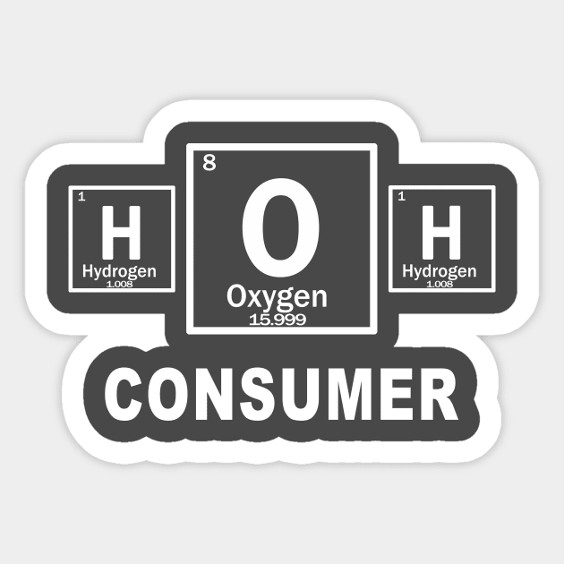 H2O Water Consumer Sticker by Context